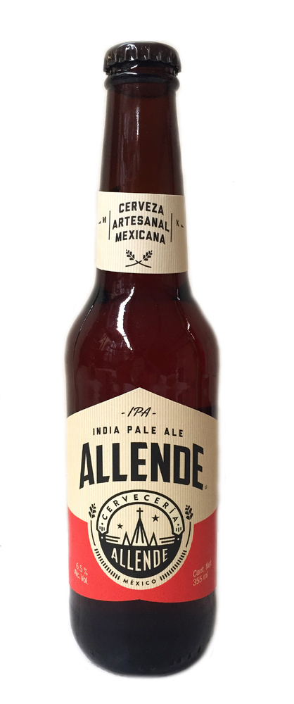 Cerveza Allende Indian Pale Ale (IPA) 355 ml Botella Cristal 6,5% 355 ml 6,5% caja 