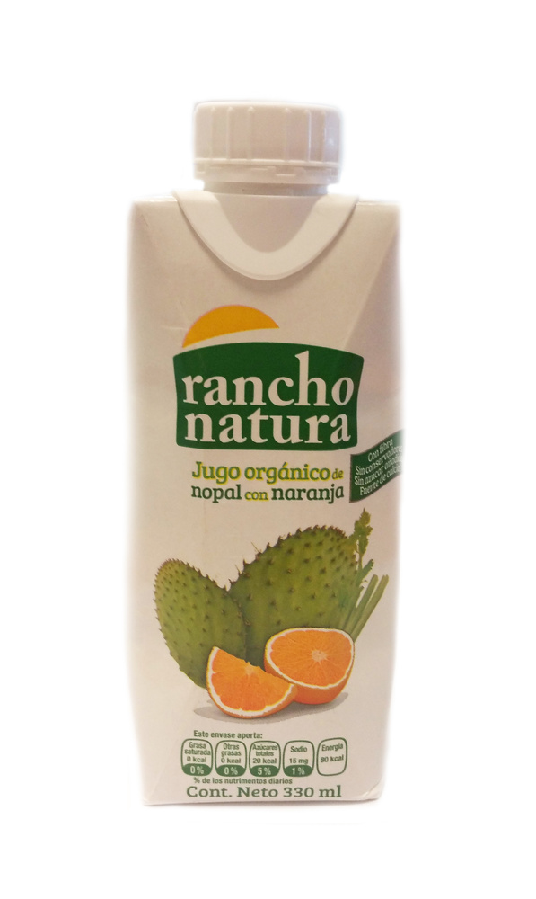 Jugo de nopal con naranja 300ml tetra brick 