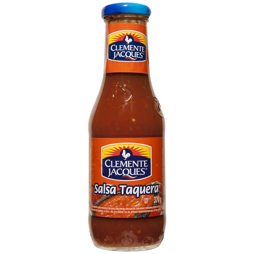 Salsa taquera 370gr Clemente Jacques 370g Botella Cristal 