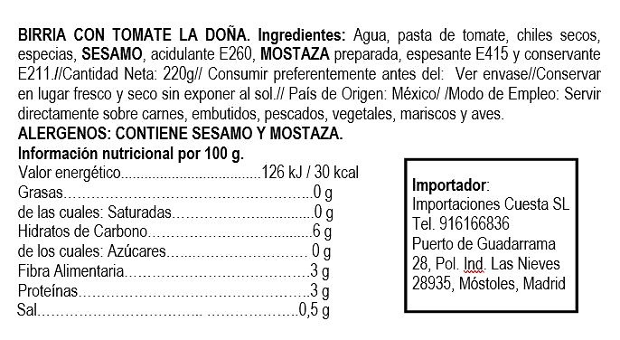 Adobo p/birria con tomate 