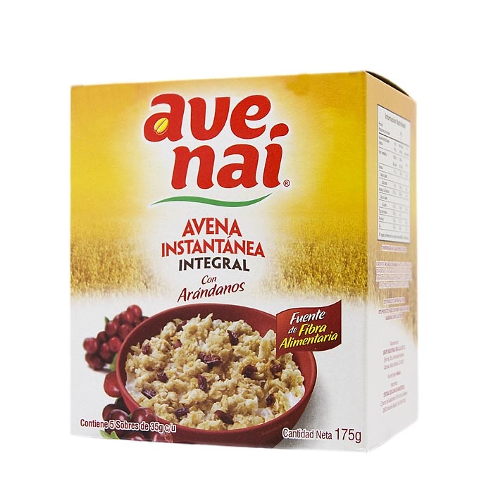 Avena instantánea con Arándanos 