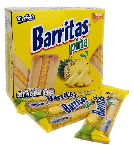 Barritas Rellenas Piña Marinela 