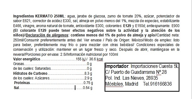 Cóctel de tomate y almeja - Kermato 