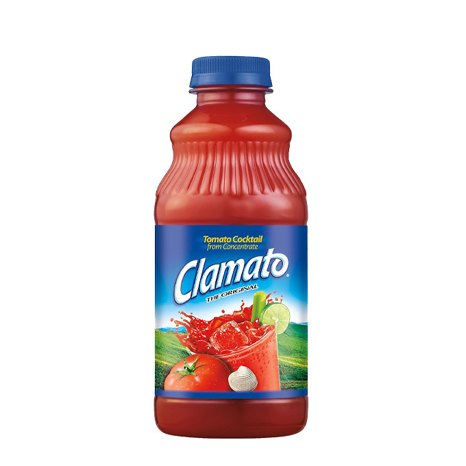 Clamato-Tomato and clam cocktail 