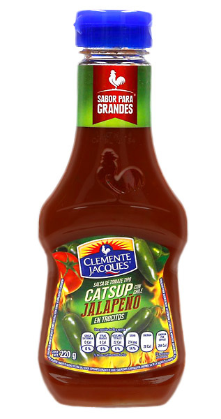 Catsup con chile Jalapeño Clemente Jacques 