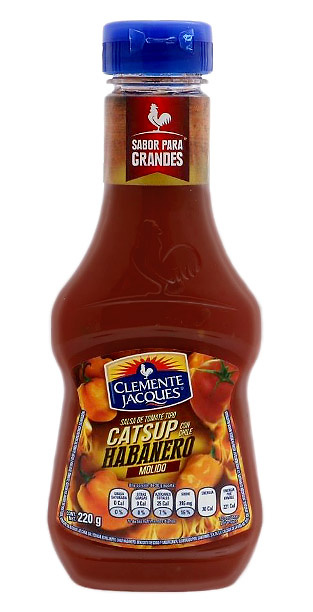 Catsup with Habanero Pepper Clemente Jacques 