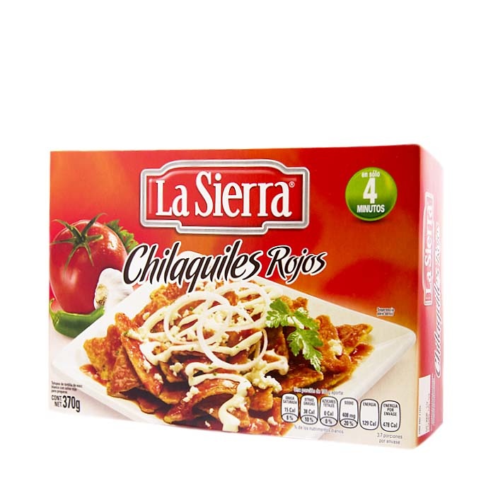 Chilaquiles in red sauce La Sierra 