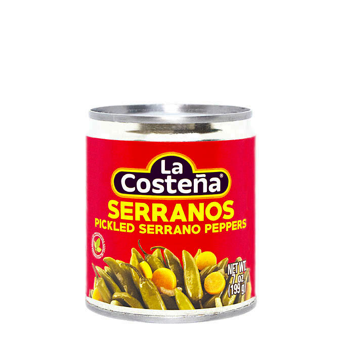 Chiles serranos 199g La Costeña 