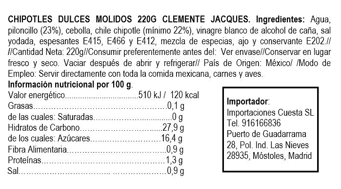 Chipotle dulce molido 