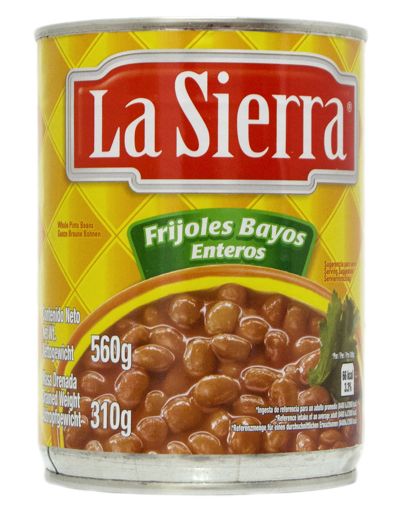 Frijol bayo entero, La Sierra 560gr 