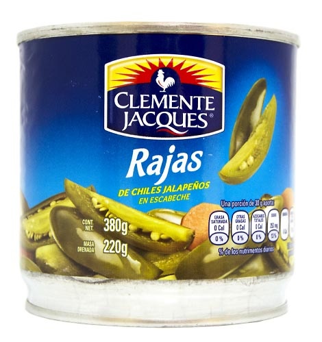 Green jalapeno slices Jacques Clement 