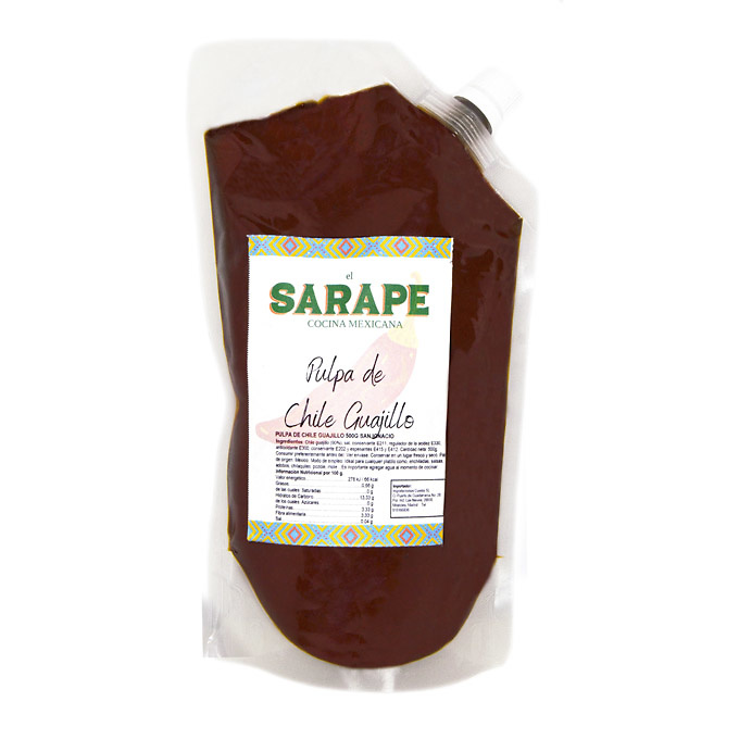 Guajillo chili pulp 500g 