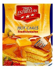 Harina para hot cakes Tres Estrellas 