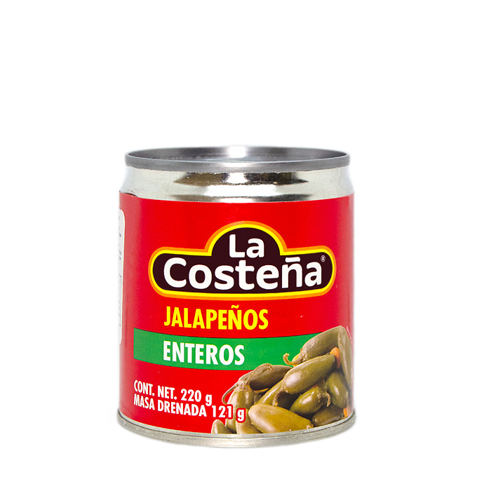 Jalapeños enteros 220g 