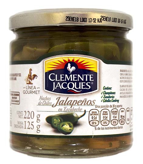 Jalapeños nachos Gourmet Clemente Jacques 