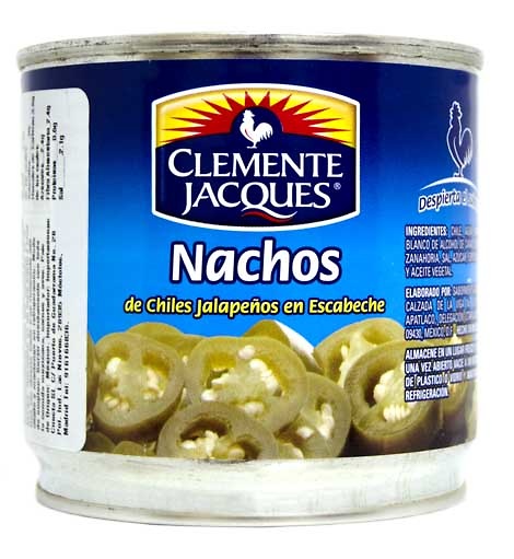 Jalapeños para nachos (en rodajas) Clemente Jacques 