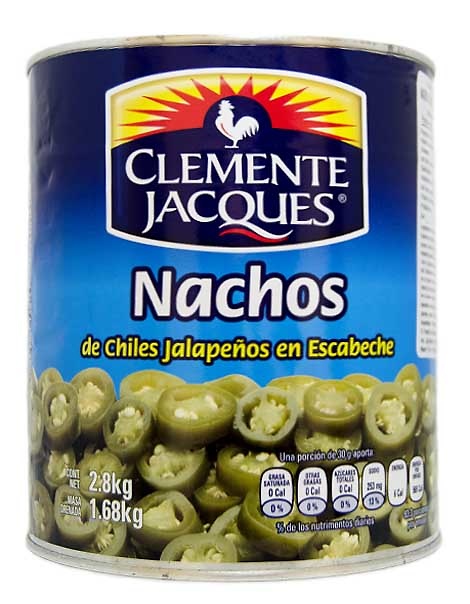 Jalapeños para nachos (en rodajas) Clemente Jacques 