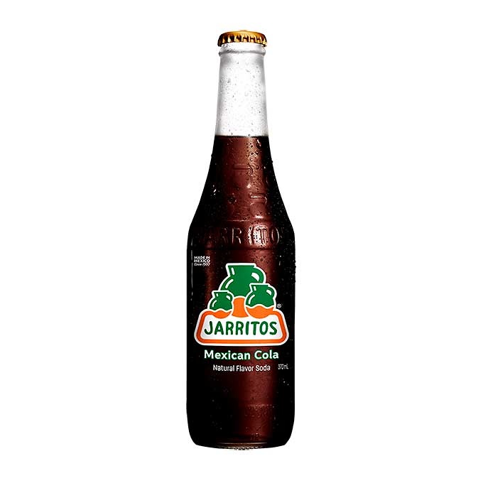 jarritos-mexican-cola-refresco-mexicano-fruta-natural Refresco mexicano 100% natural que utiliza azúcar de caña y algún otro ingrediente más para para producir el tipo de 