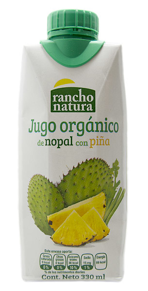 Jugo de nopal con piña 