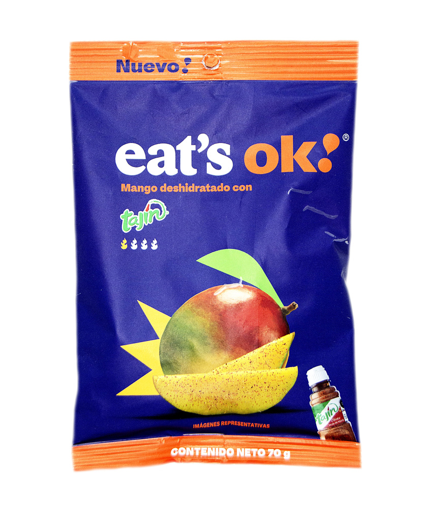 Mango deshidratado con tajin 70gr 