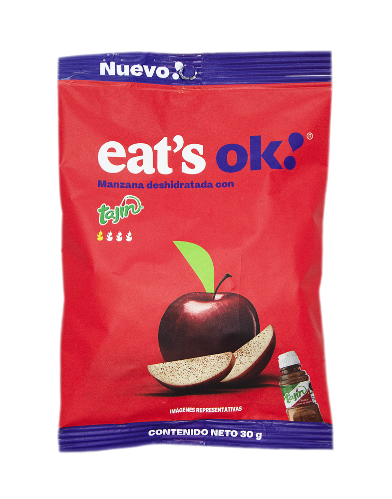 Manzana deshidratada con tajin 30gr 