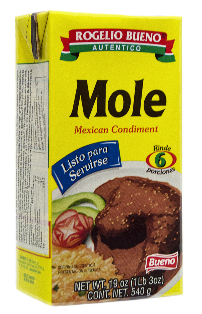 Mole rojo en salsa Rogelio Bueno 