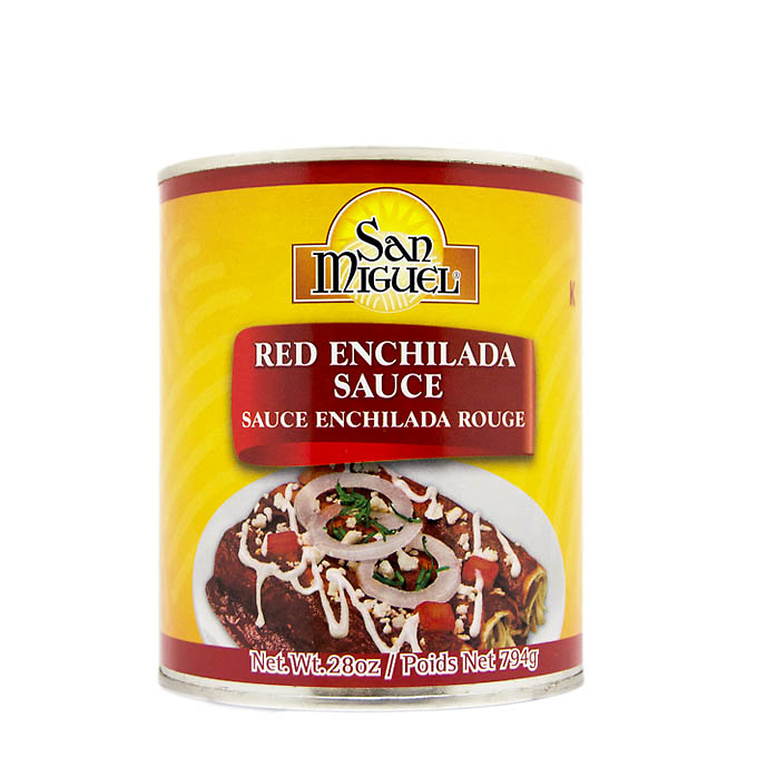 Red enchilada sauce San Miguel brand 