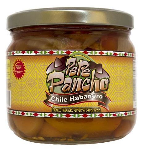 Red habanero peppers (cut) Pancho Pepe 