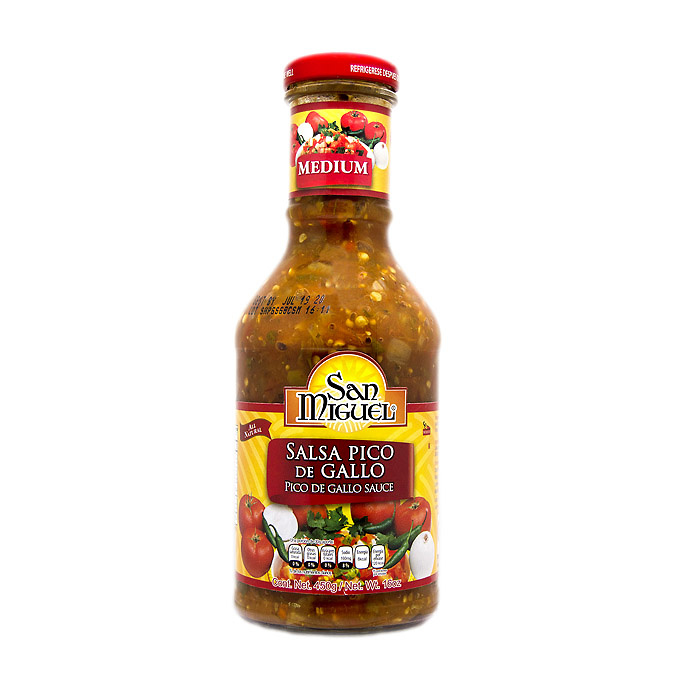 Rooster Sauce or Salsa Pico de Gallo, San Miguel Brand 