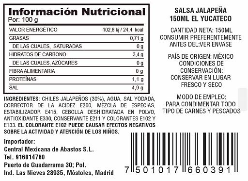 Salsa Jalapeña 