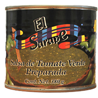 Salsa de Tomate Verde Preparada. 