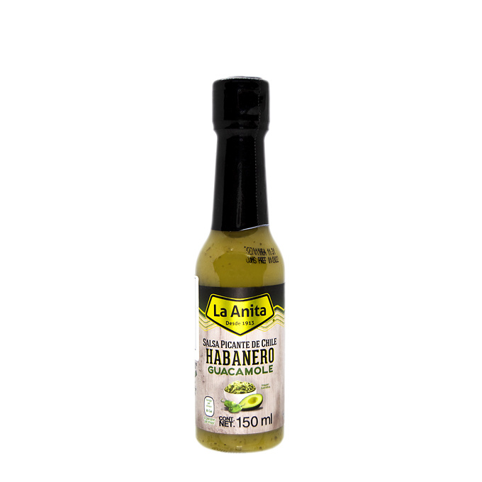 Salsa de chile Habanero con Guacamole 