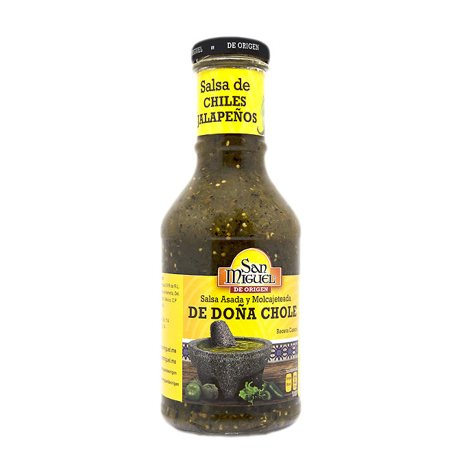 Salsa de chiles Jalapeños de Doña Chole marca San Miguel 