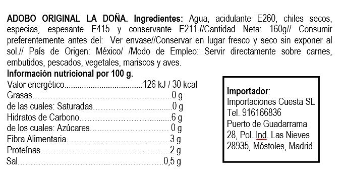 Salsa para adobo original 