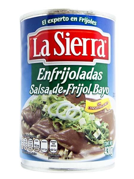 Salsa para enfrijoladas de frijol bayo 