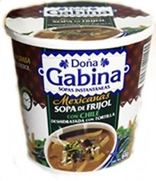 Sopa Frijol con chile Doña Gabina 