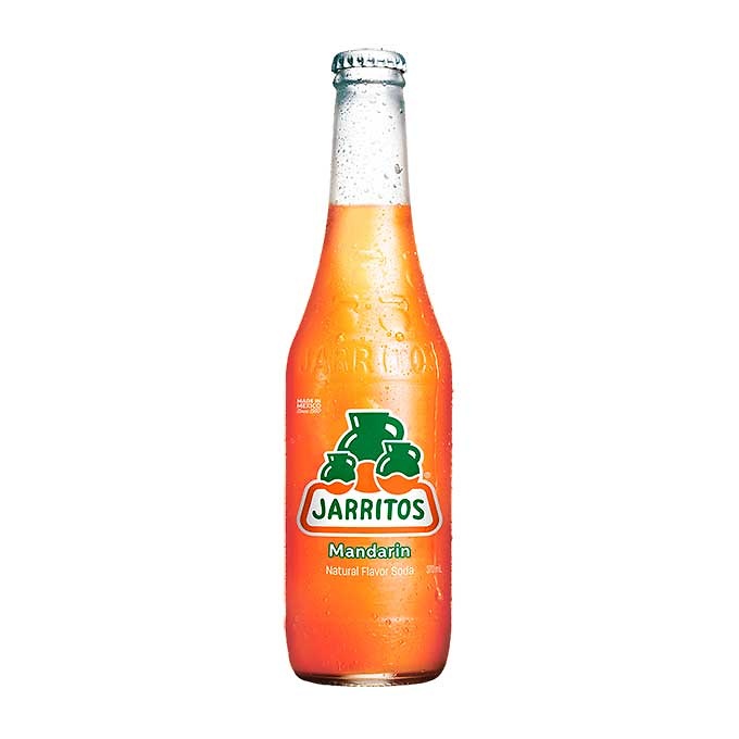 Tangerine sparkling soda 