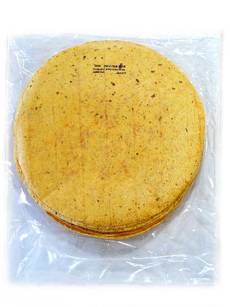 Tortilla de trigo con Tomate 30 cm (18 uds) 