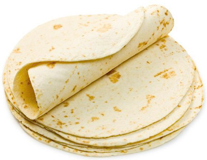 Tortilla trigo 25cm 