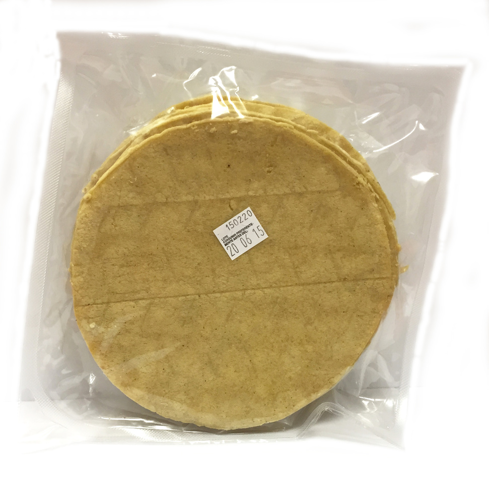 Tortillas de maíz amarillo 15cm Nagual 