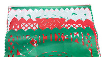 Papel picado 50m colores bandera