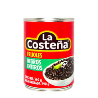 Whole black bean La Costeña 560gr